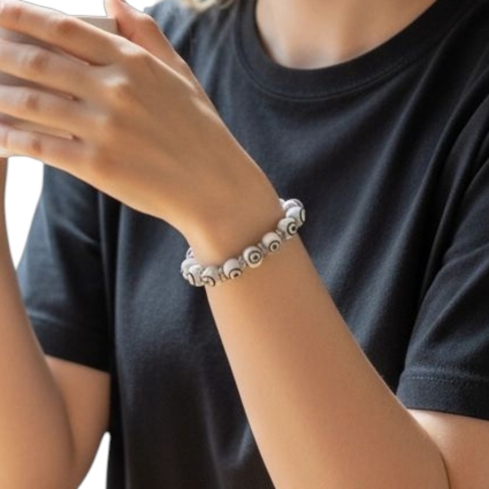 Turkish Evil Eye With Egyptian Crystal Bracelet